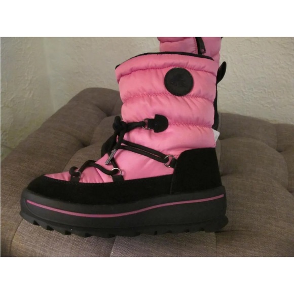 Toddler girls Pajar Tirana pink insulated snow boots NEW EUR 35 or US 3 - Picture 1 of 11